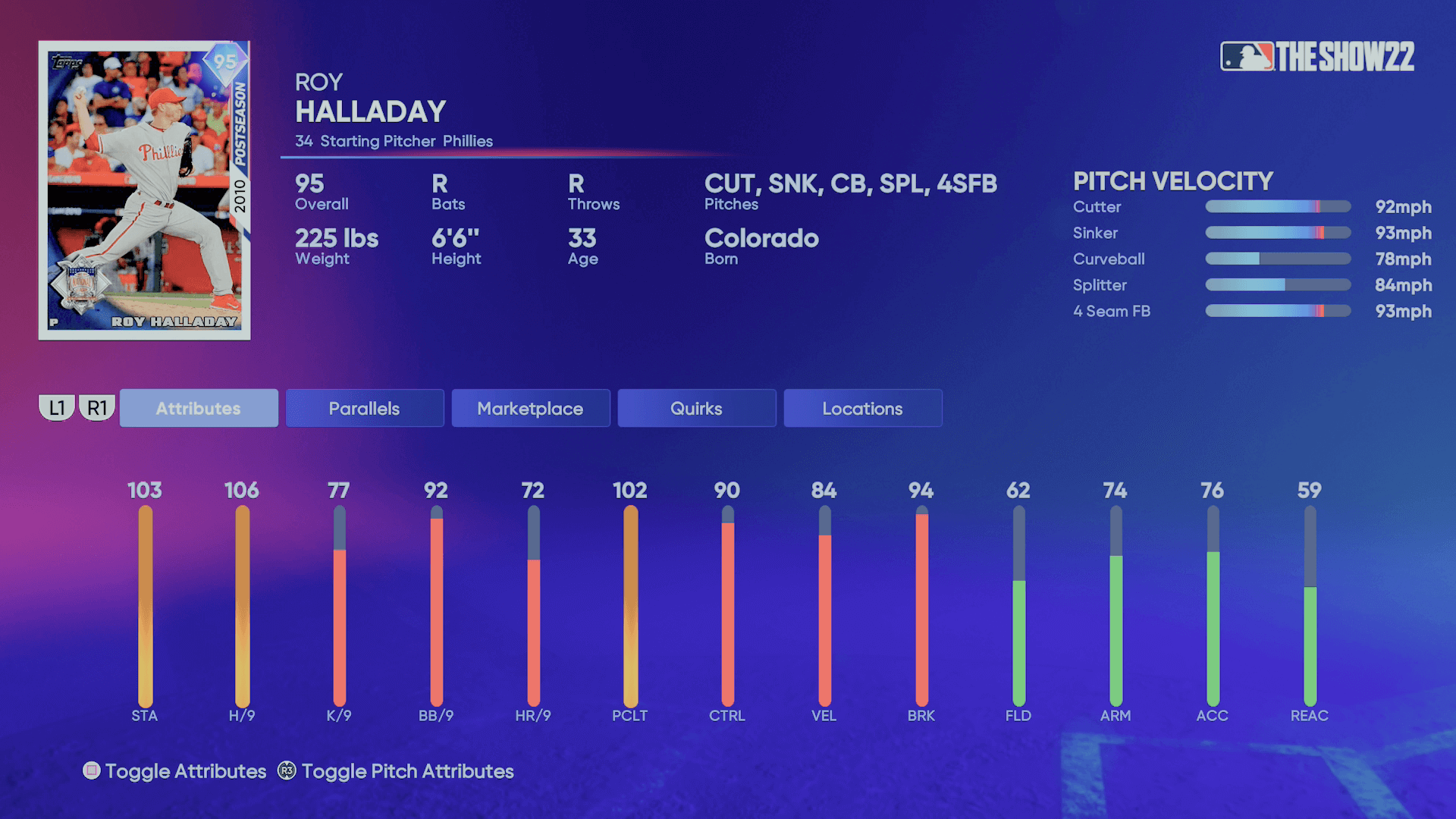Halladay And Friends Postseason Roy Halladay Operation Sports