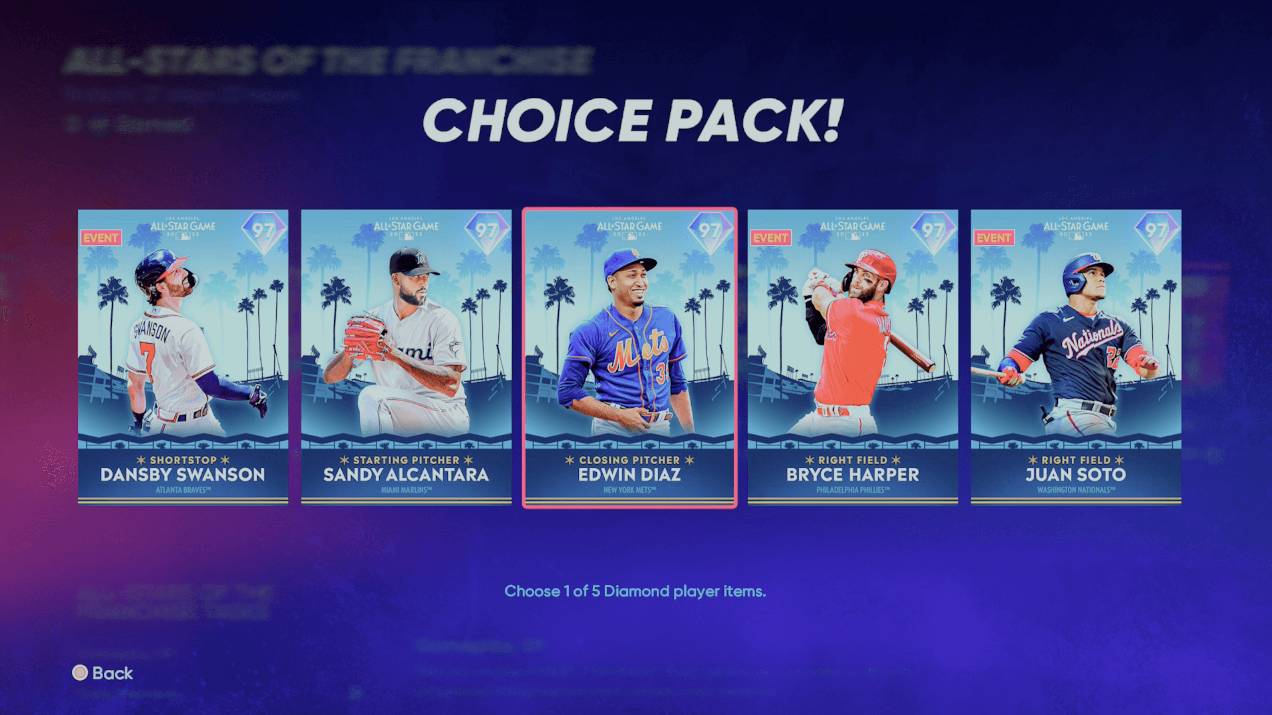 NL East AllStars of the Franchise Operation Sports